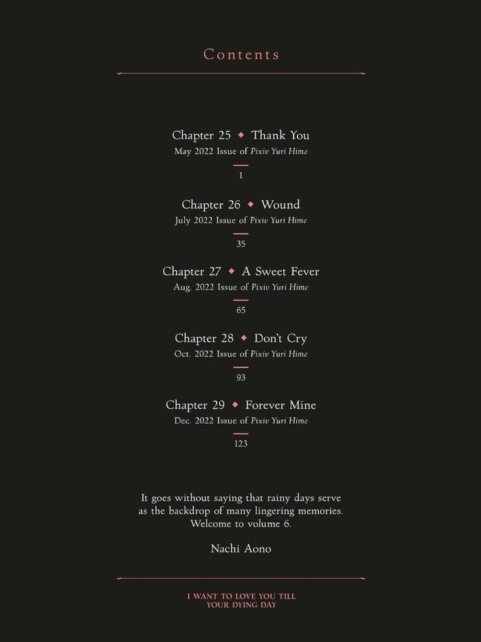 I Want to Love You Till Your Dying Day Manga Volume 6 — Image 4