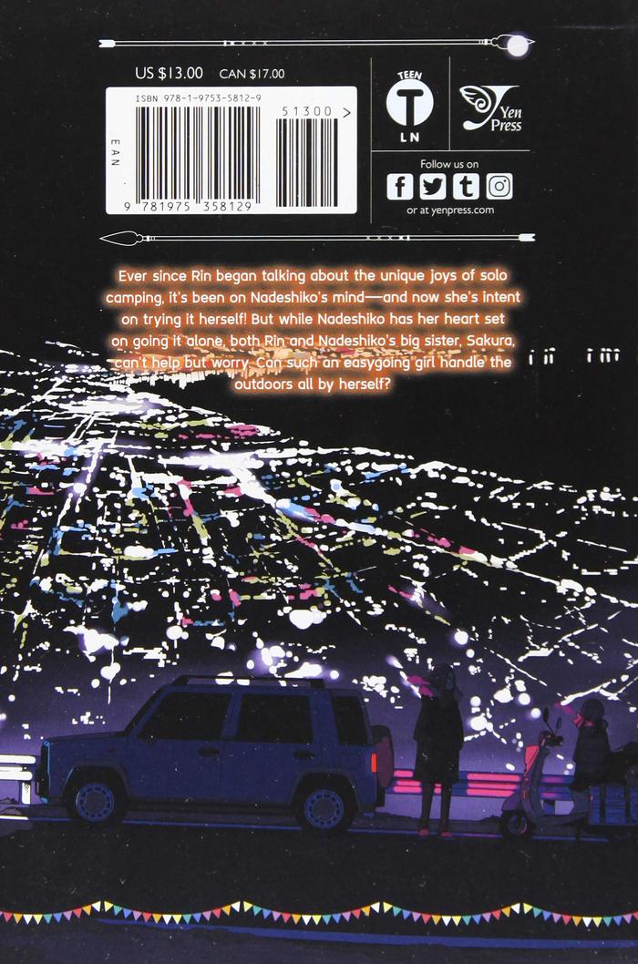 Laid-Back Camp Manga Volume 7 — Back Cover