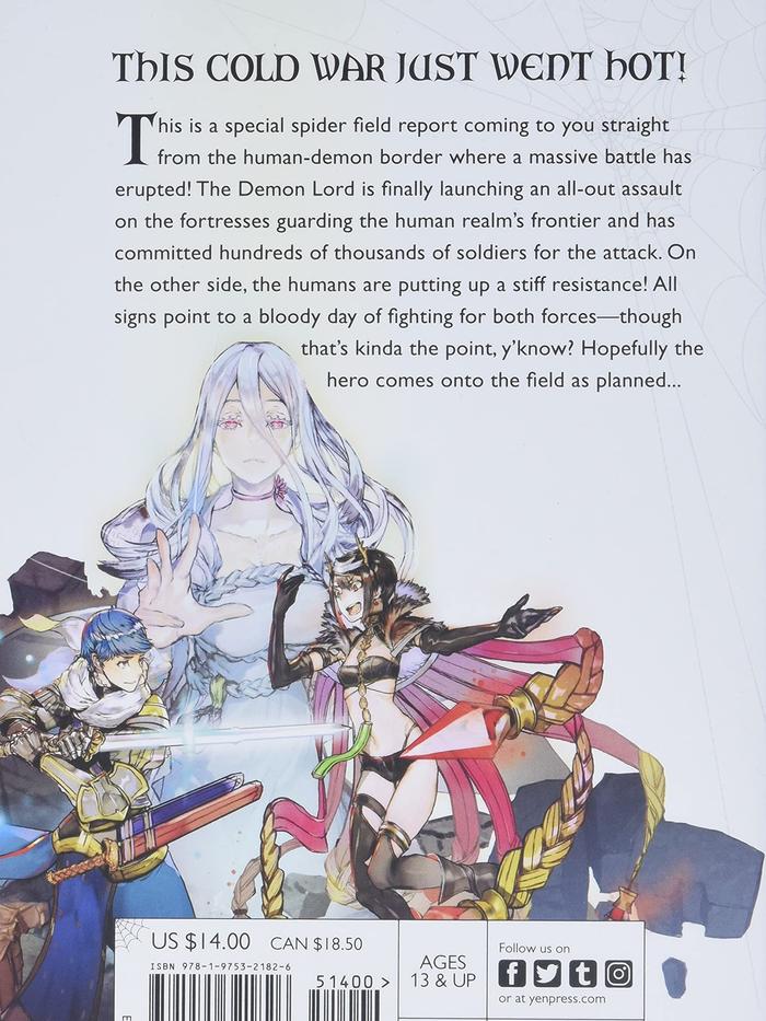 So I'm a Spider, So What? Light Novel Volume 12 — Back Cover