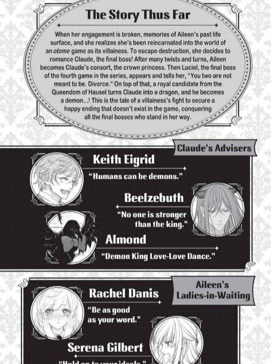 I'm the Villainess, So I'm Taming the Final Boss Light Novel Volume 6 — Back Cover