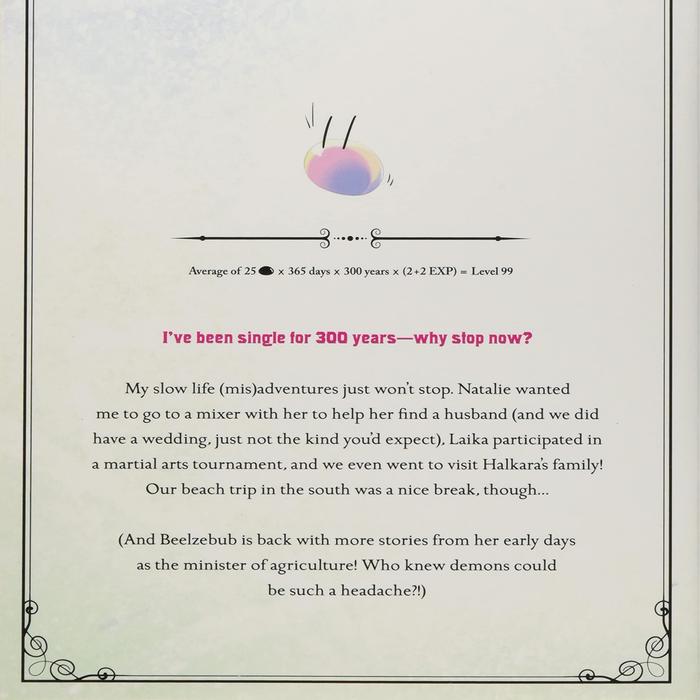 I Have Been Killing Slimes for 300 Years Light Novel Volume 6 — Back Cover