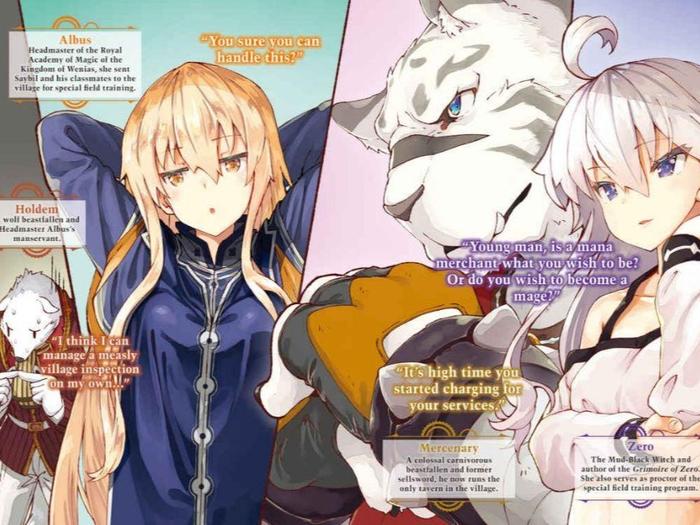 The Dawn of the Witch Light Novel Volume 2 — Interior