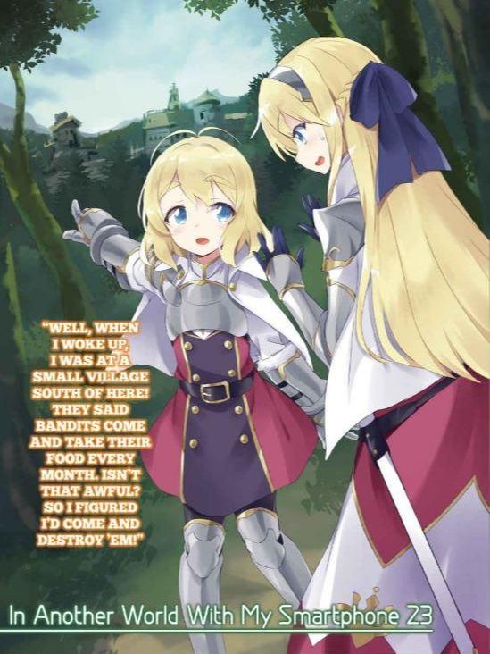 In Another World With My Smartphone Light Novel Volume 23 — Back Cover