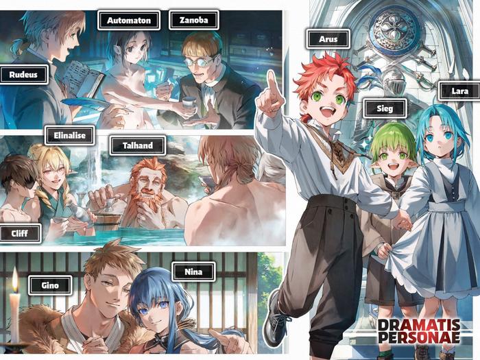 Mushoku Tensei Redundant Reincarnation Light Novel Volume 2 — Back Cover