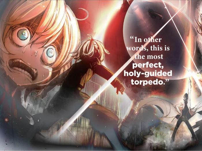 The Saga of Tanya the Evil Light Novel Volume 9 — Back Cover