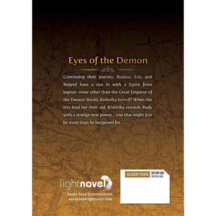 Mushoku Tensei: Jobless Reincarnation Light Novel Volume 4 — Back Cover