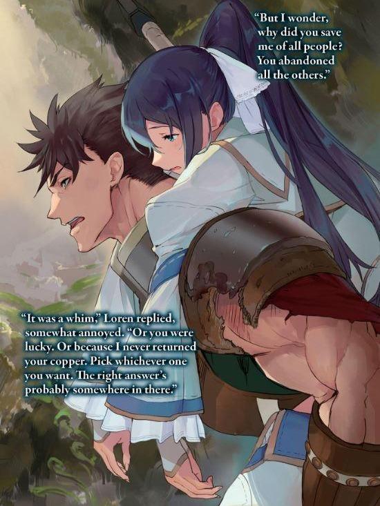 The Strange Adventure of a Broke Mercenary Light Novel Volume 1 — Interior