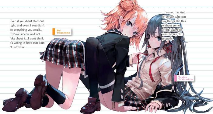 My Youth Romantic Comedy Is Wrong, As I Expected Light Novel Volume 3 — Back Cover
