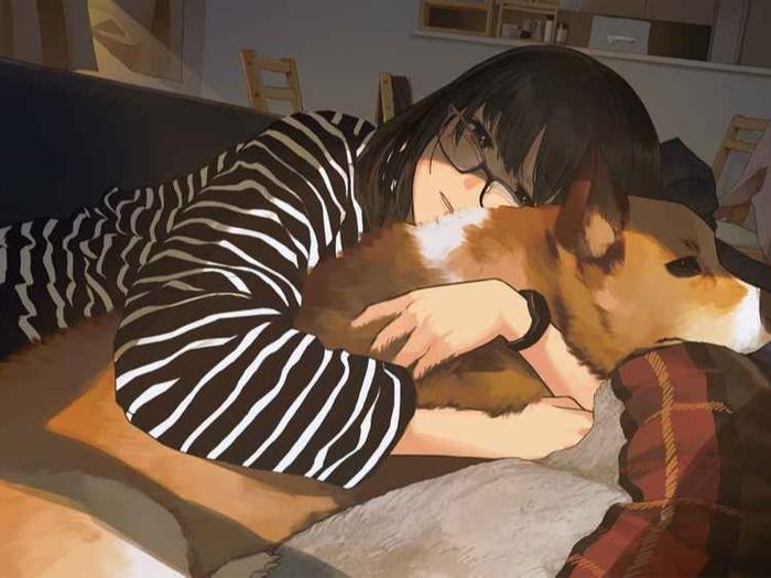 Daily Life of a Girl And a Dog 3 Doujinshi - Morichika — Interior