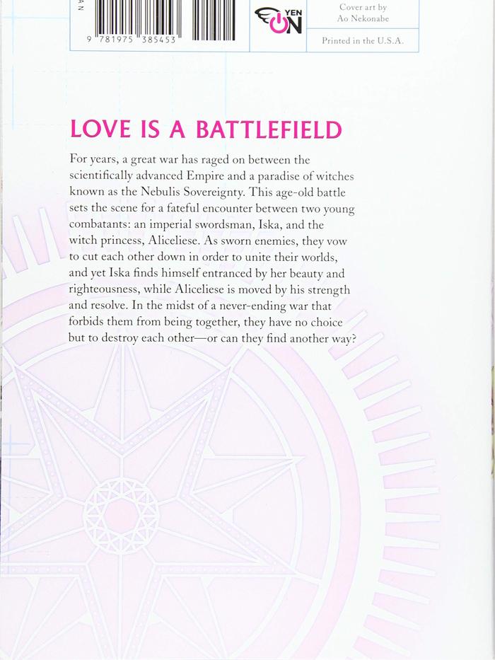 Our Last Crusade or the Rise of a New World Light Novel Volume 1 — Back Cover