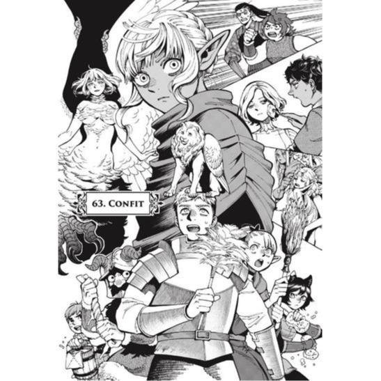 Delicious in Dungeon Manga Volume 10 — Back Cover