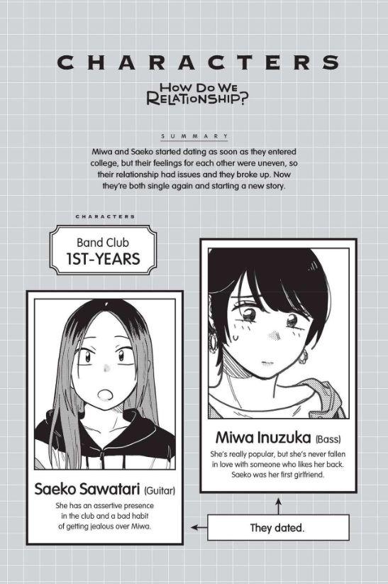 How Do We Relationship? Manga Volume 5 — Back Cover