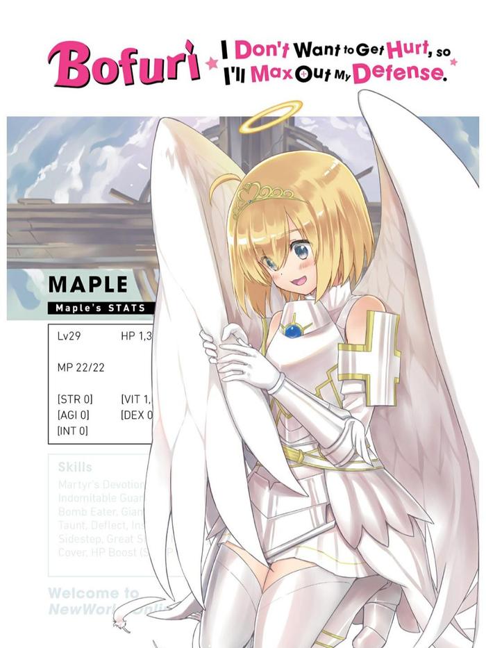 Bofuri: I Don't Want to Get Hurt Light Novel Volume 3 — Back Cover
