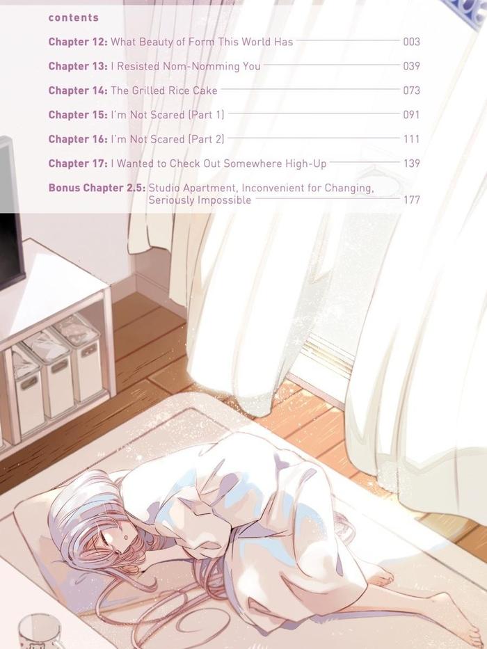 Studio Apartment, Good Lighting, Angel Included Manga Volume 3 — Interior