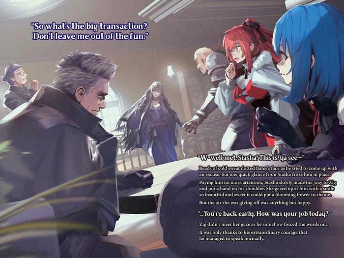 Witch and Mercenary Light Novel Volume 2 — Back Cover