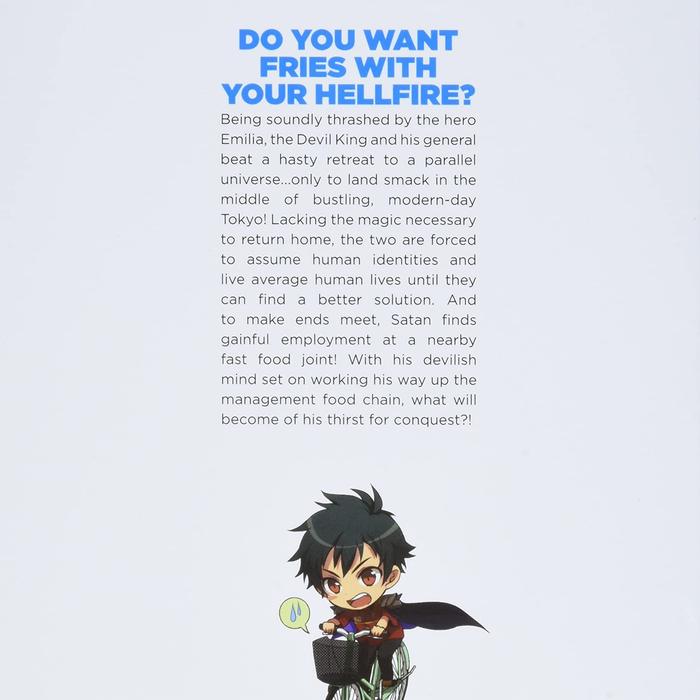 The Devil Is a Part Timer! Light Novel Volume 1 — Back Cover