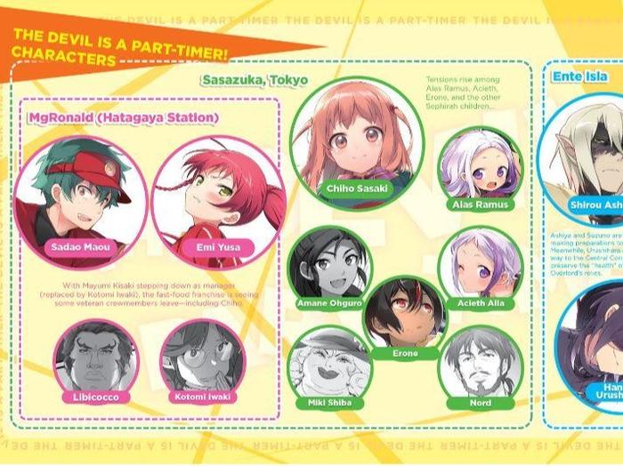 The Devil Is a Part-Timer! Light Novel Volume 19 — Back Cover