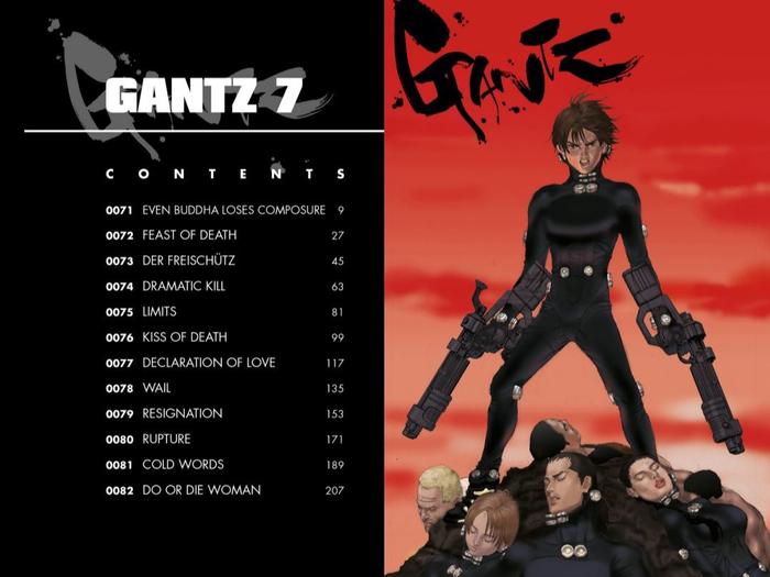 Gantz Omnibus Manga Volume 3 - Dark Horse Manga — Back Cover