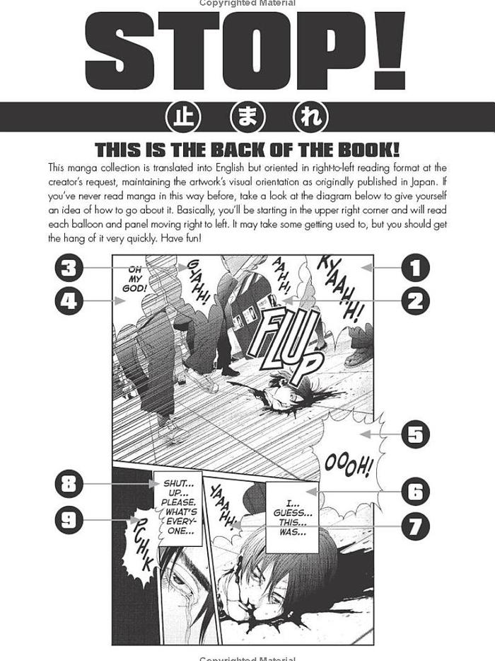 Gantz Omnibus Manga Volume 4 - Dark Horse Manga — Back Cover