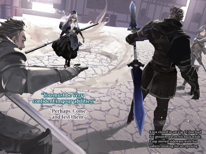 Witch and Mercenary Light Novel Volume 4 — Back Cover