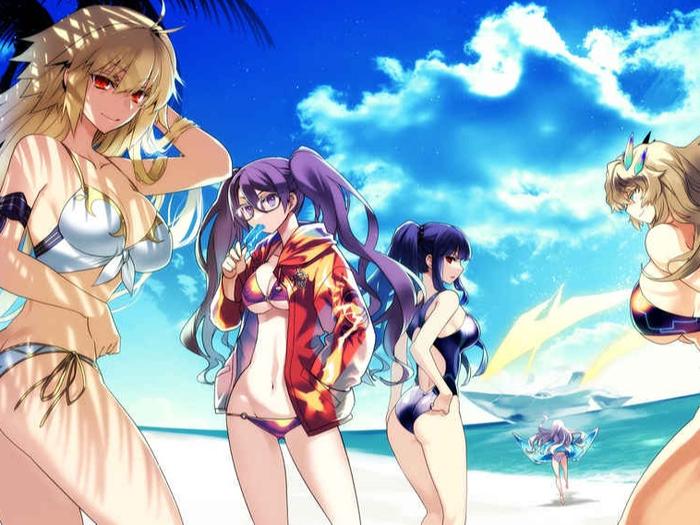 L.L.L.FGO 4 If Lion King wear a Swimsuit Doujinshi - Ishida Akira — Back Cover
