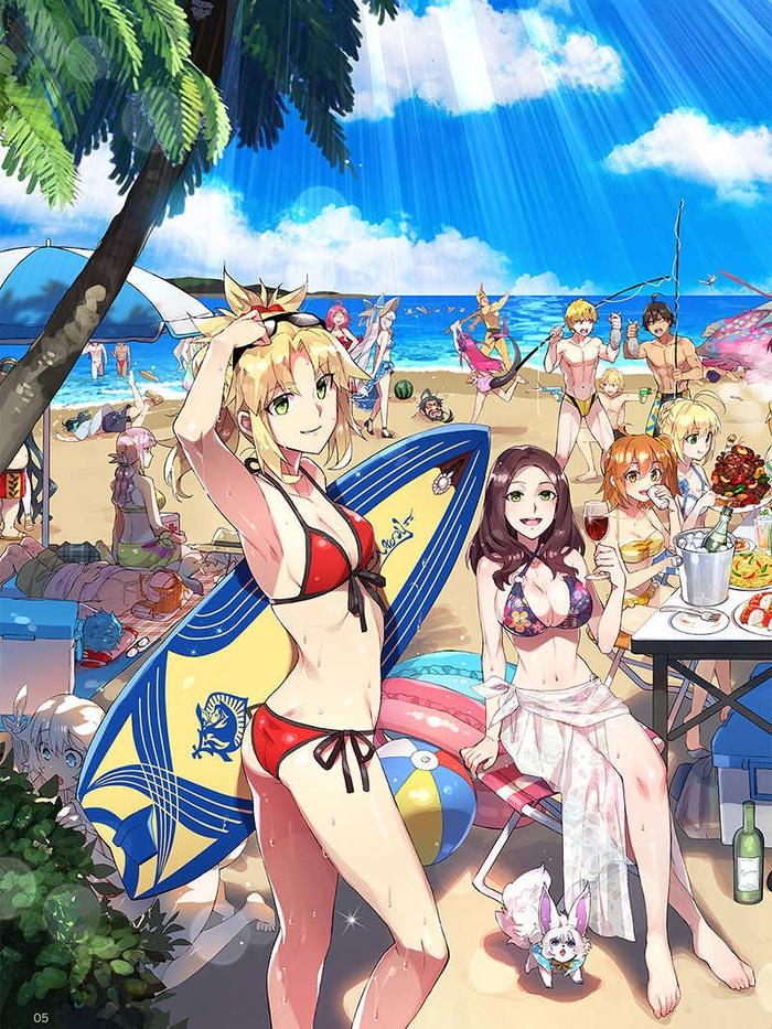 FGO Illustrations 2015-2017 Doujinshi Art Book - ReDrop (JP) — Back Cover