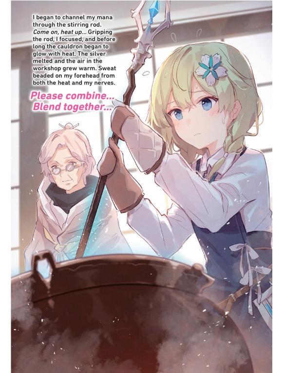 The Tale of a Little Alchemist Blessed by the Spirits Light Novel Vol 2 — Back Cover