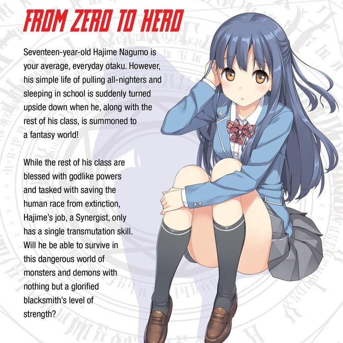 Arifureta From Commonplace to World’s Strongest Light Novel Volume 1 — Back Cover