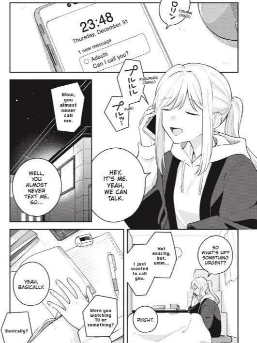 Adachi and Shimamura Manga Volume 3 — Interior