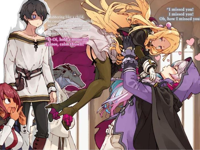 The Dawn of the Witch Light Novel Volume 4 — Back Cover