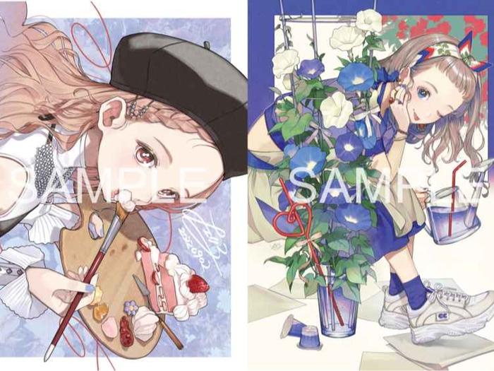 DECORATION C Doujinshi Illustration - Cheriko (JP) — Back Cover
