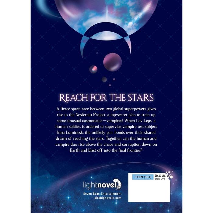 Irina The Vampire Cosmonaut Light Novel Volume 1 — Back Cover