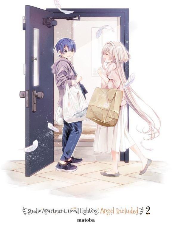 Studio Apartment, Good Lighting, Angel Included Manga Volume 2 — Back Cover