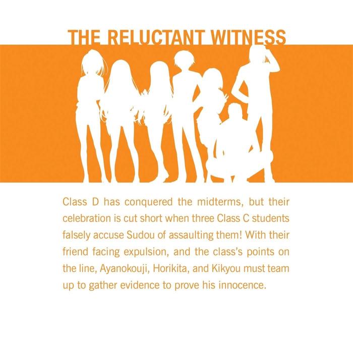 Classroom of the Elite Light Novel Volume 2 — Back Cover