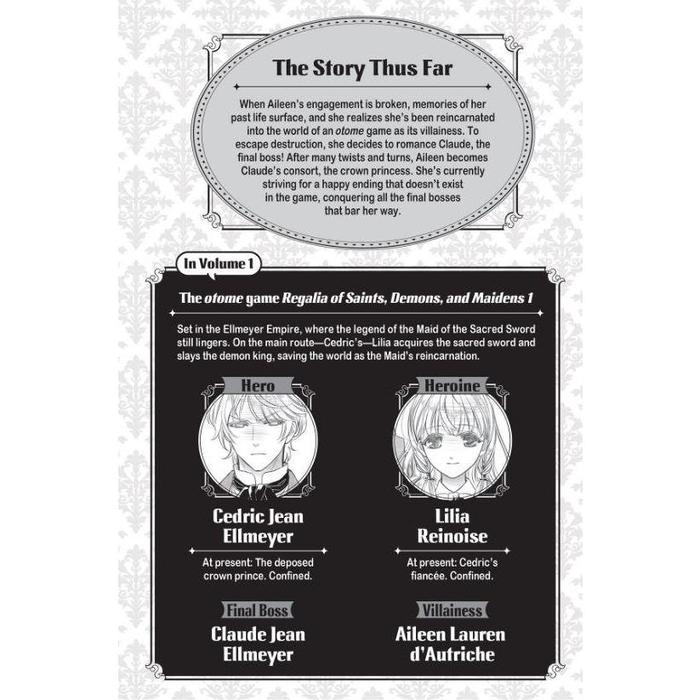 I'm the Villainess, So I'm Taming the Final Boss Light Novel Volume 5 — Back Cover