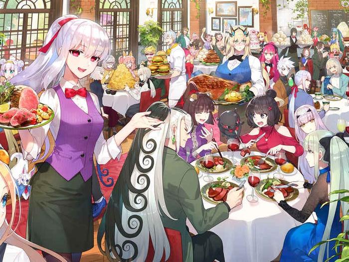 FGO Illustrations Delicious Meal with Heroic Spirits Doujinshi — Back Cover