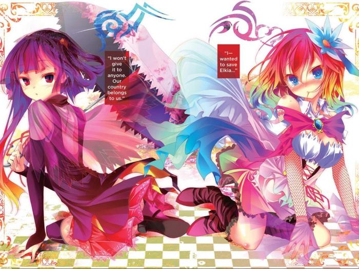 No Game No Life Light Novel Volume 1 — Back Cover