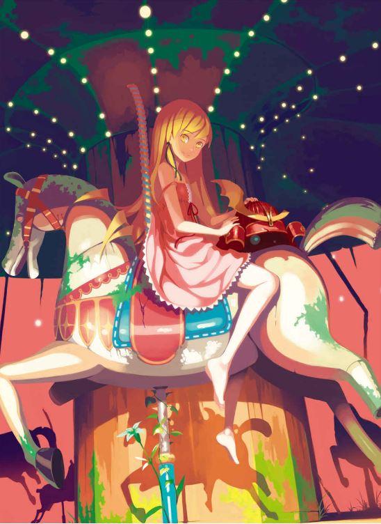 Onimonogatari Demon Tale Light Novel — Back Cover