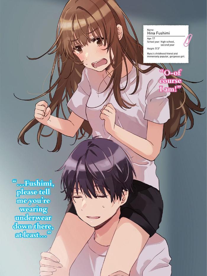 Girl I Saved on Train Turned Out Childhood Friend Light Novel Volume 6 — Back Cover