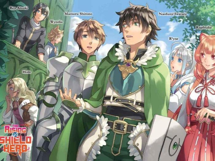 The Rising of the Shield Hero Light Novel Volume 20 — Back Cover