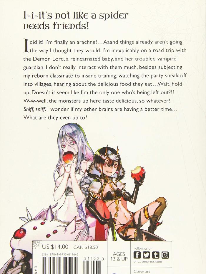 So I'm a Spider, So What? Light Novel Volume 6 — Back Cover