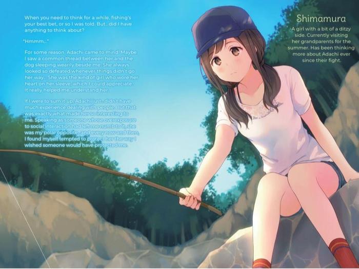 Adachi and Shimamura Light Novel Volume 6 — Back Cover