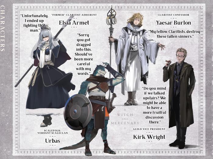 Witch and Mercenary Light Novel Volume 5 — Interior
