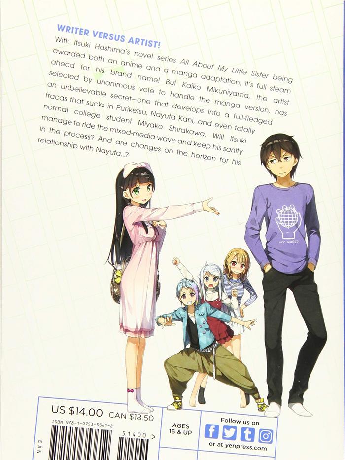 A Sister's All You Need. Light Novel Volume 4 — Back Cover