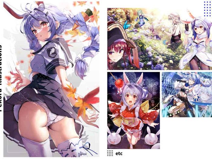 Pekora Illustrations Vol.2 Hololive Doujinshi Illustration - Mary Haruhina (JP) — Interior