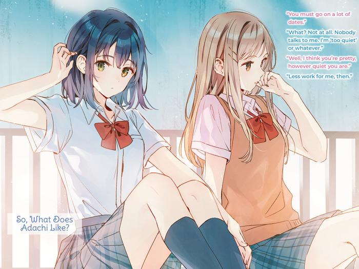 Adachi and Shimamura Light Novel Short Stories — Back Cover