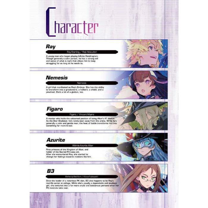 Infinite Dendrogram Light Novel Volume 12 — Interior