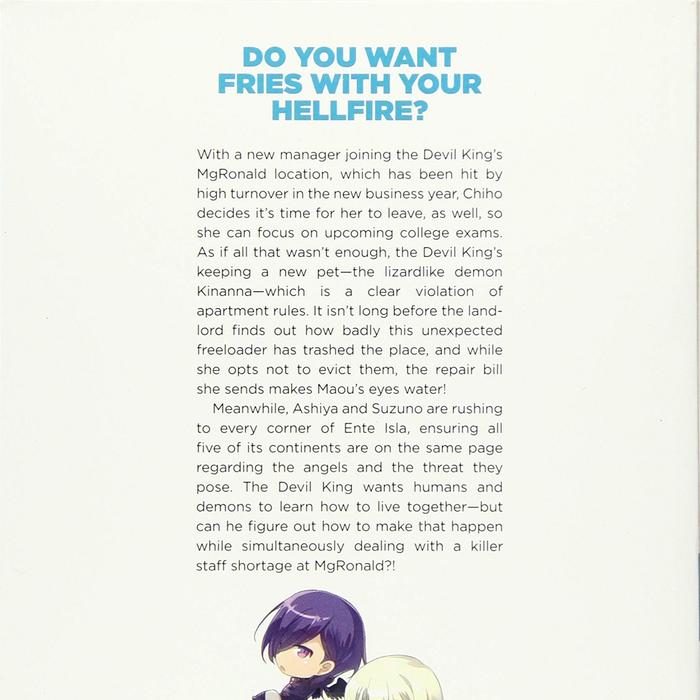 The Devil Is a Part-Timer! Light Novel Volume 18 — Back Cover