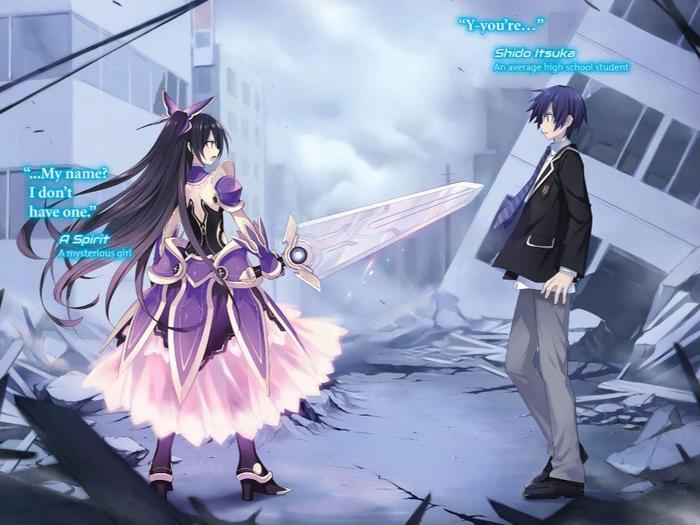 Date A Live Light Novel Volume 1 — Back Cover
