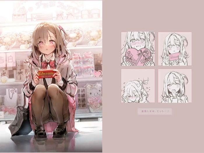 Avian Romance 8 Doujinshi Illustration Book - Anmi — Back Cover